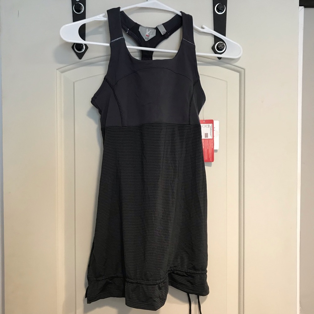 NWT Athleta Skills and Drills Tank XXS Gray/Black
